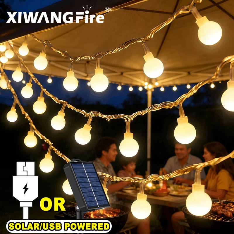 Outdoor Lighting And Decor - Luci a Stringa Solari/USB/a Batteria 3-10M,