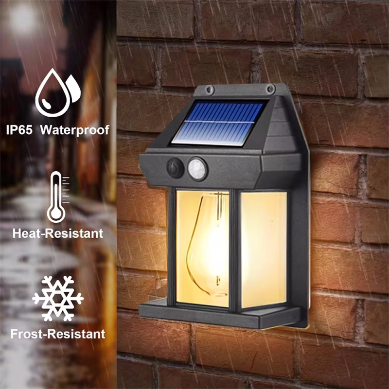 Outdoor Lighting For Fence - Lampada da parete solare per esterni