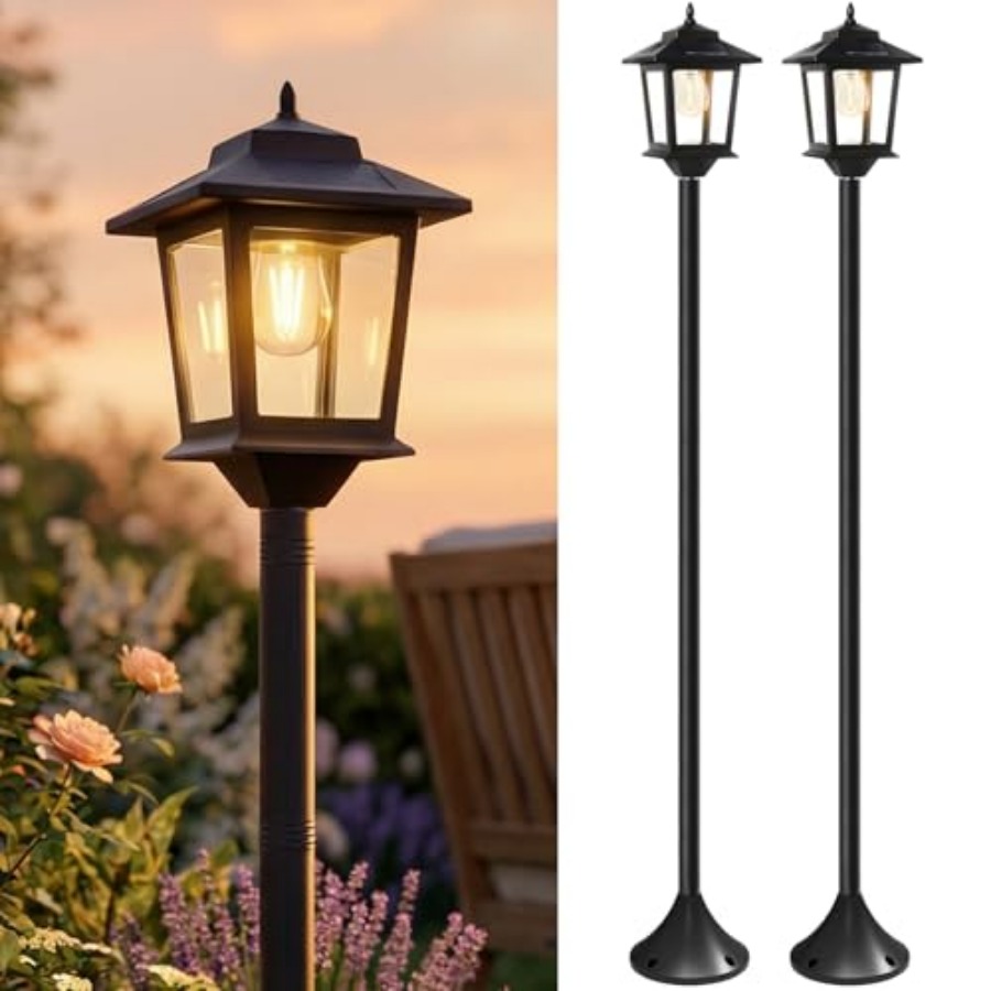Outdoor Lighting Patio - Lampioni Solari da Esterno, Set da
