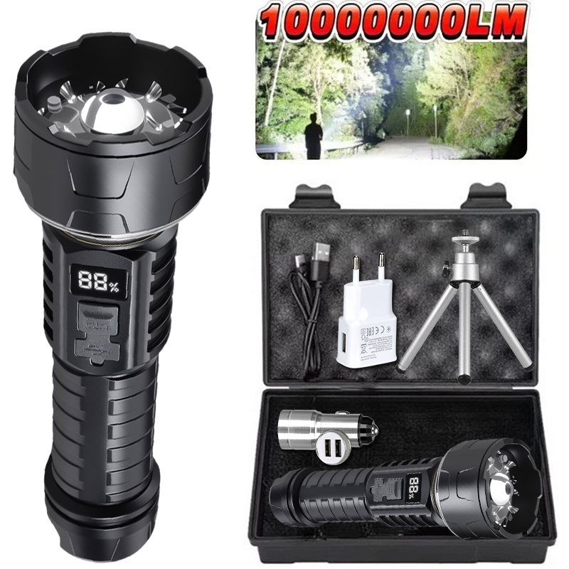 Outdoor Lighting For Camping - Torcia LED COB Lanterna ricaricabile Torcia
