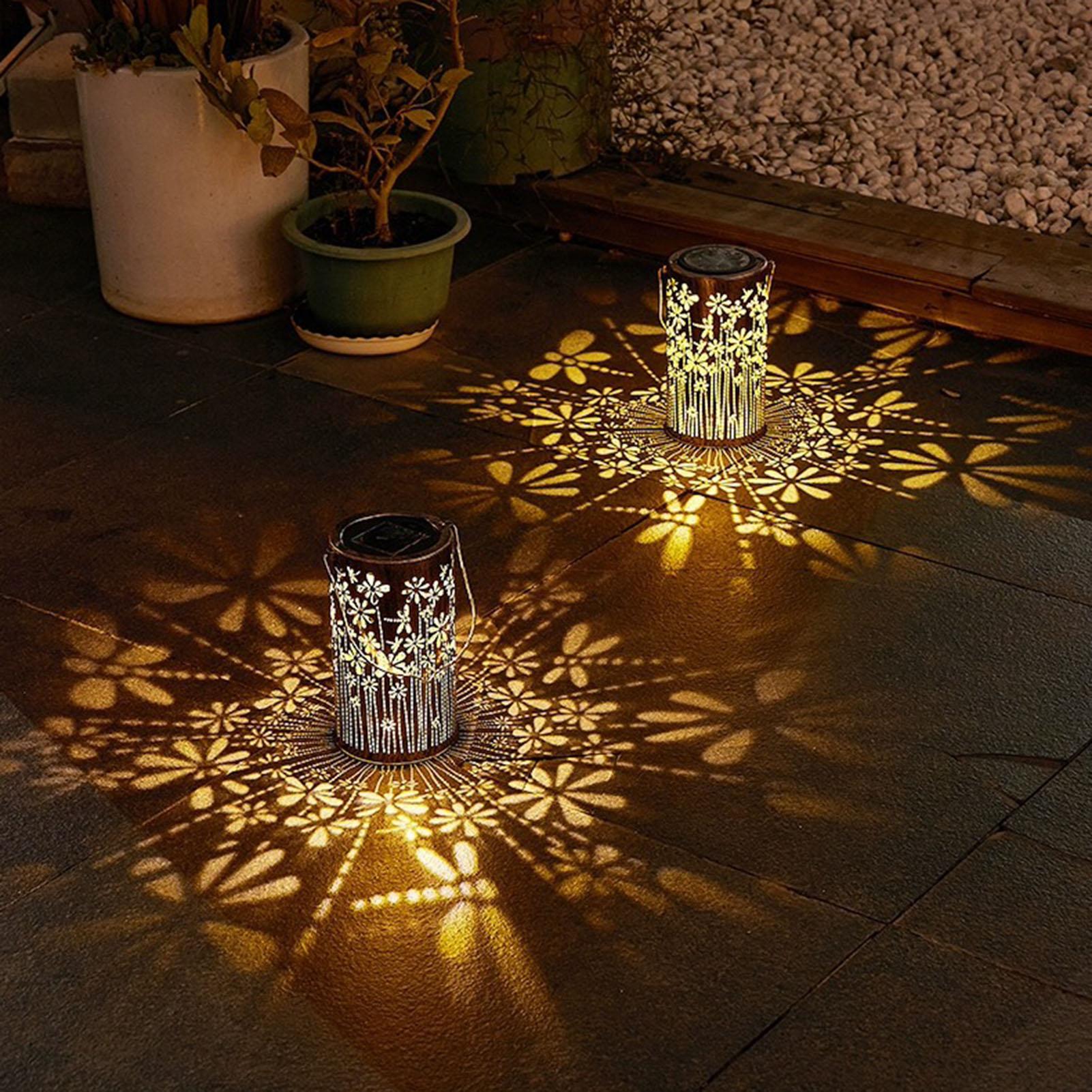 Outdoor Lighting House - Lanterne Solari Colorate in Metallo a