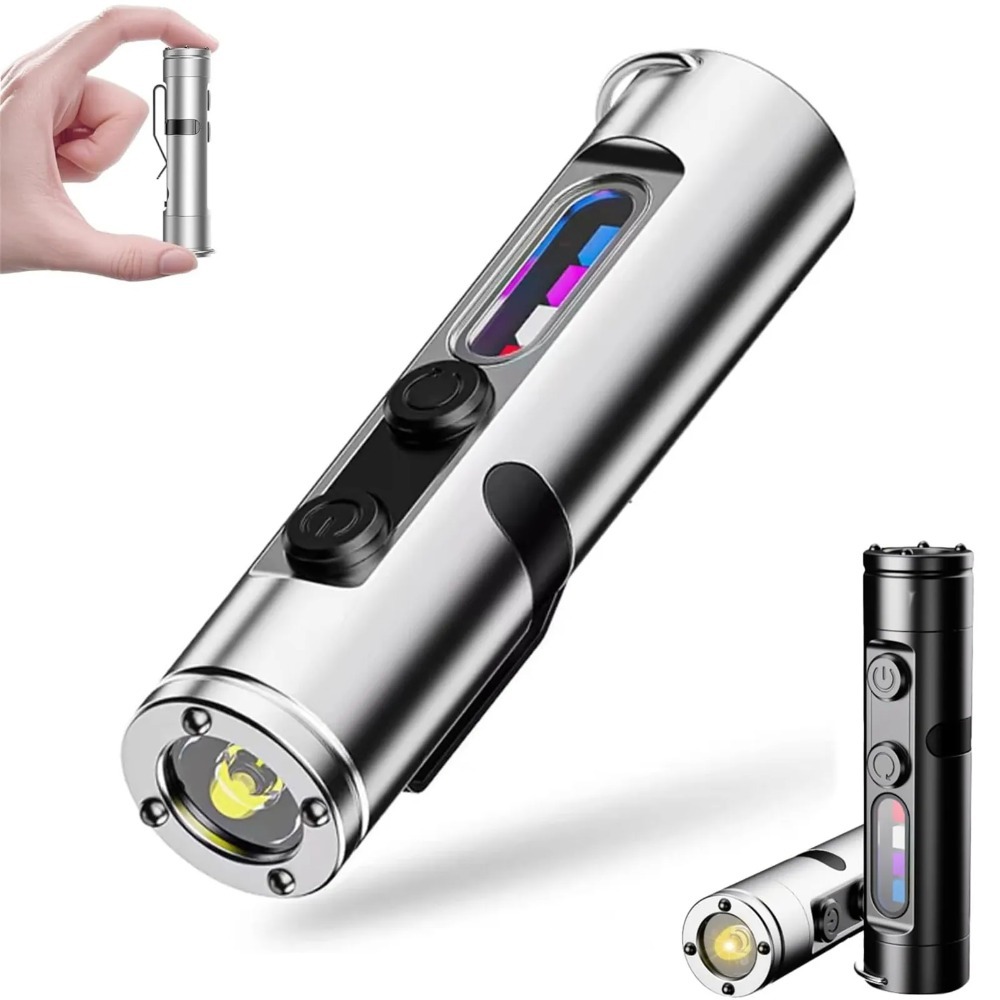 Outdoor Lighting Types - Torcia LED Mini Portatile EDC Ricaricabile
