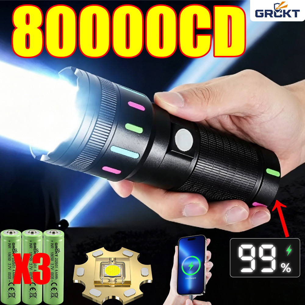Outdoor Lighting Replacement Bulbs - Torcia LED 80000CD, la più potente,