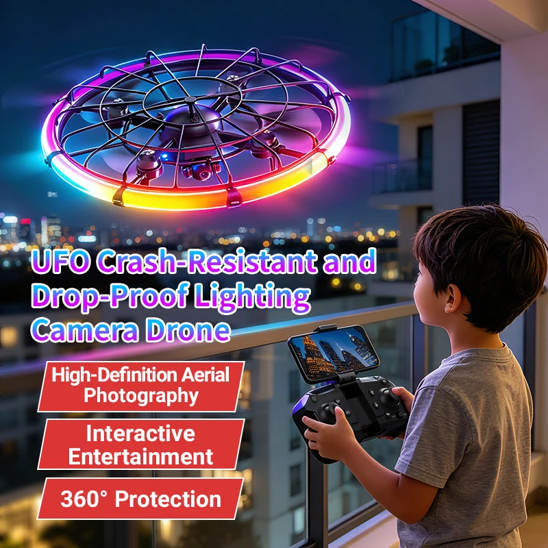 Outdoor Lighting And Camera - Drone RC JJRC H145 UFO con