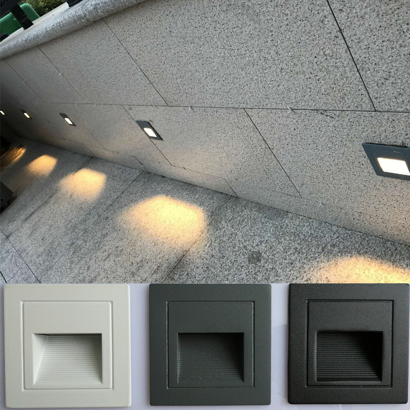 Outdoor Lighting On Stairs - Lampada da Parete LED 5W Impermeabile,