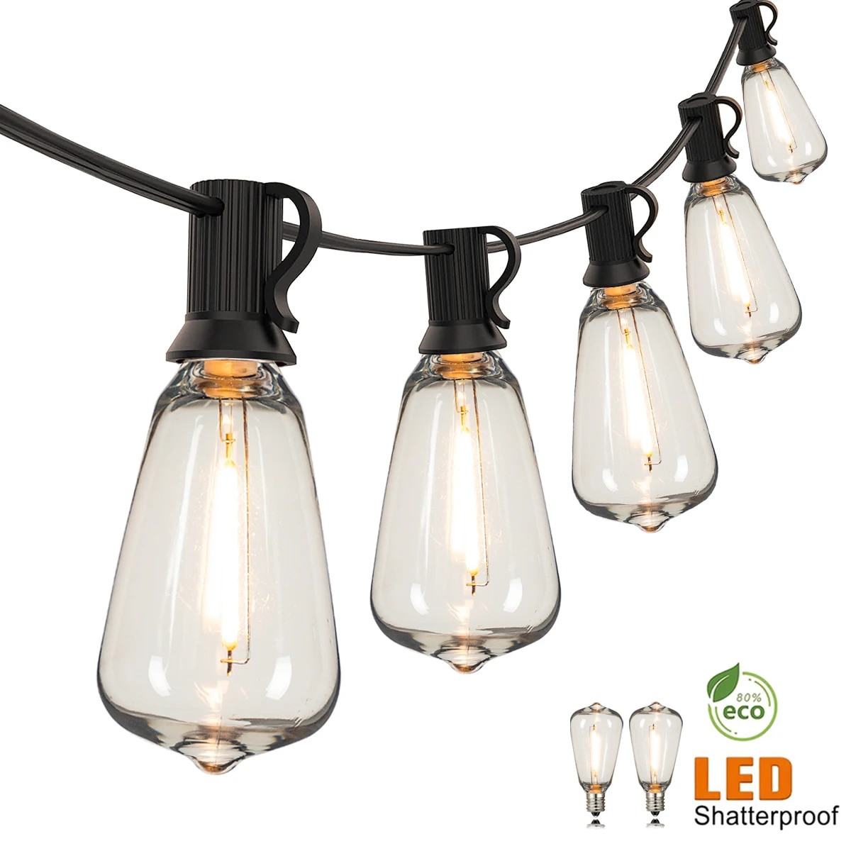 Outdoor Lighting For Gazebo - Luci a Corda ST38 110V con