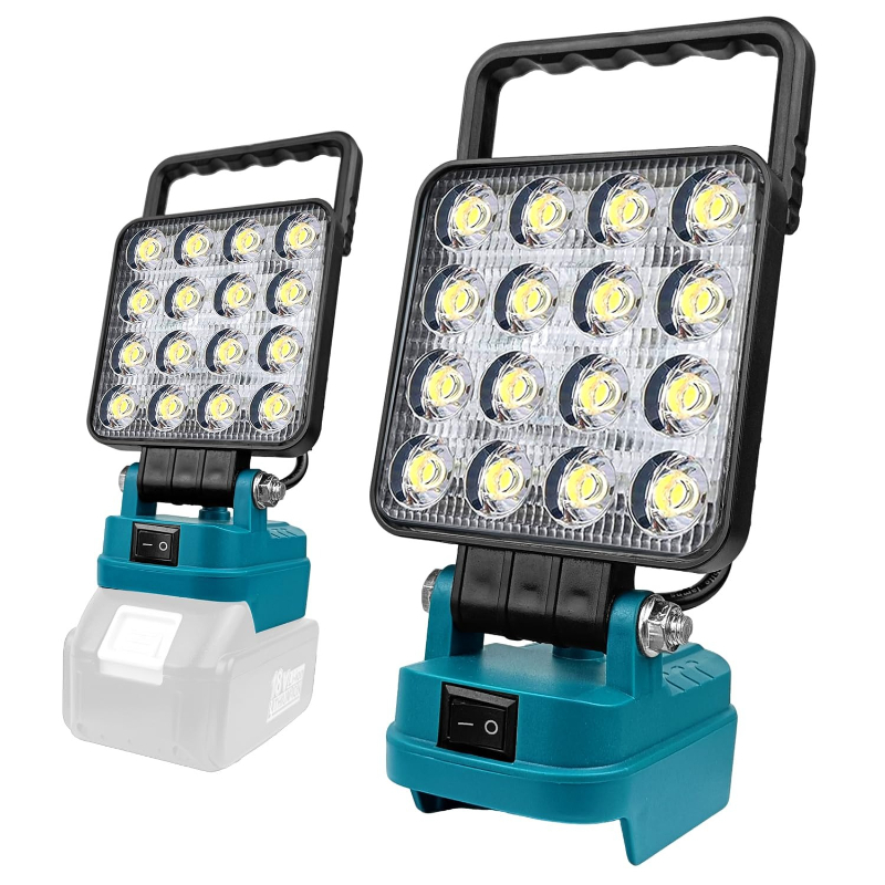 Outdoor Lighting Milwaukee - Faretto Portatile da Cantiere con Doppia