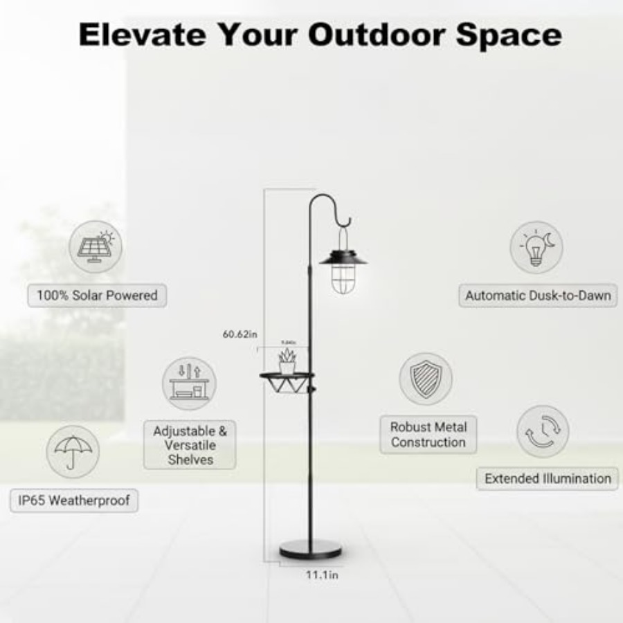 Lampada Solare da Terra con Ta - Outdoor Lighting Patio recensione e prezzo