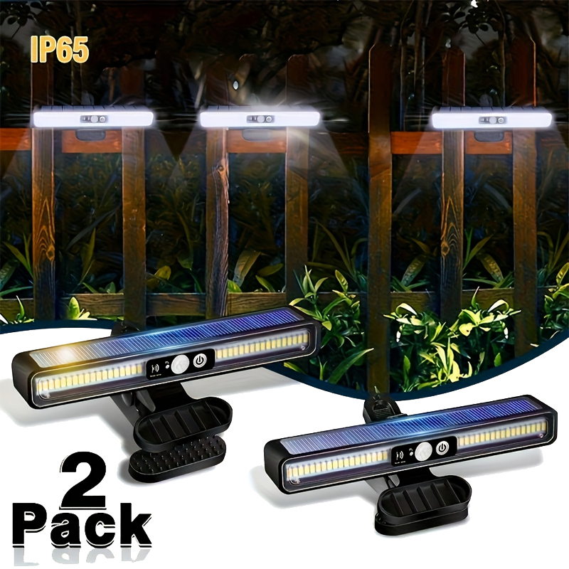 Luci solari a clip con sensore - Outdoor Lighting For Fence recensione e prezzo