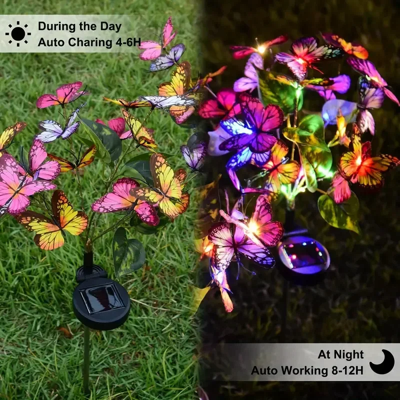 Luci da giardino a farfalla a  - Outdoor Lighting For Gazebo recensione e prezzo