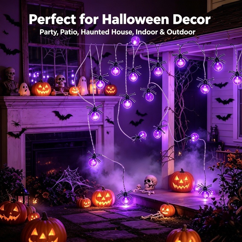 Luci a LED a Forma di Ragno a  - Outdoor Lighting And Decor recensione e prezzo