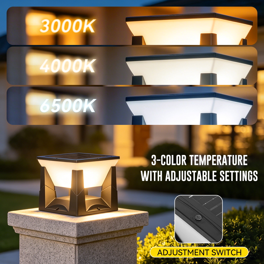 Lampada Solare a 3 Colori per  - Outdoor Lighting For Fence recensione e prezzo