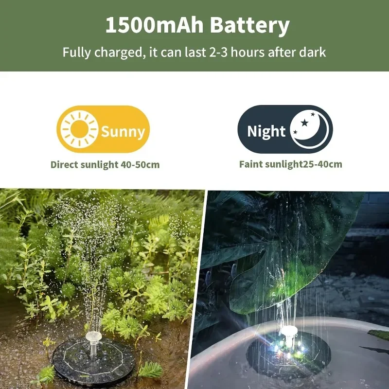 Luce della fontana 7 colori lu - Outdoor Lighting For Gazebo recensione e prezzo