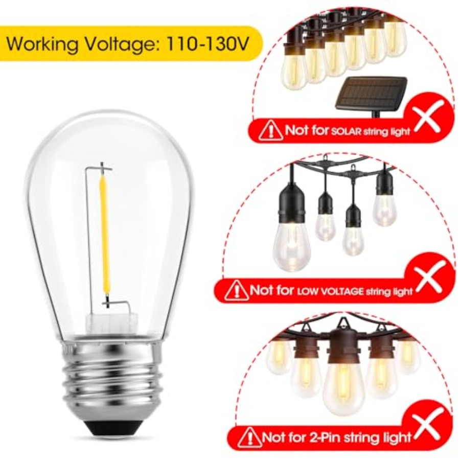 Confezione da 36 Lampadine LED - Outdoor Lighting Patio recensione e prezzo