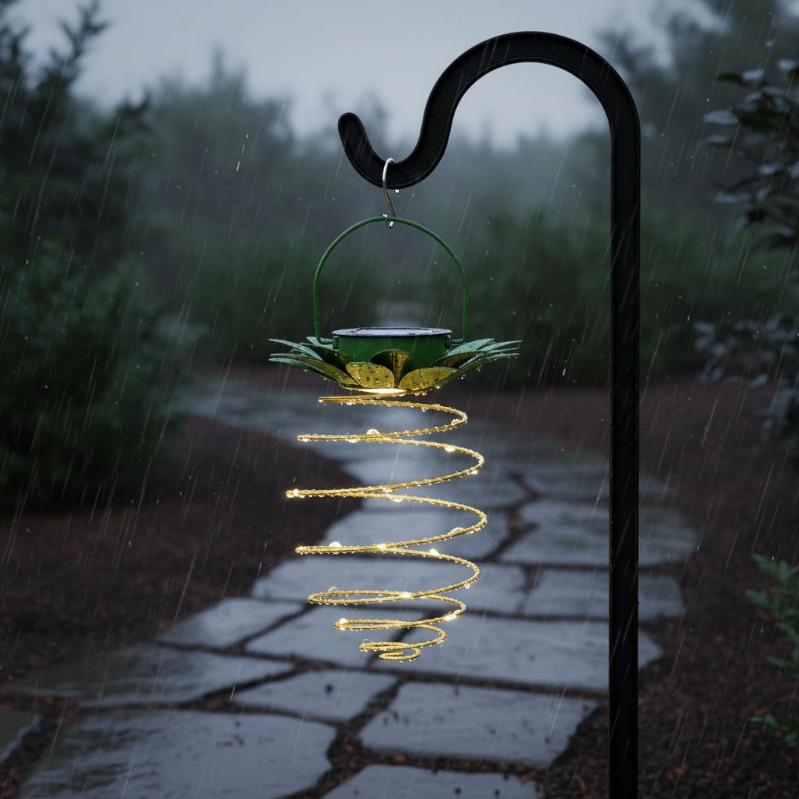 2 Pezzi Lampada Solare a Forma - Outdoor Lighting Patio recensione e prezzo