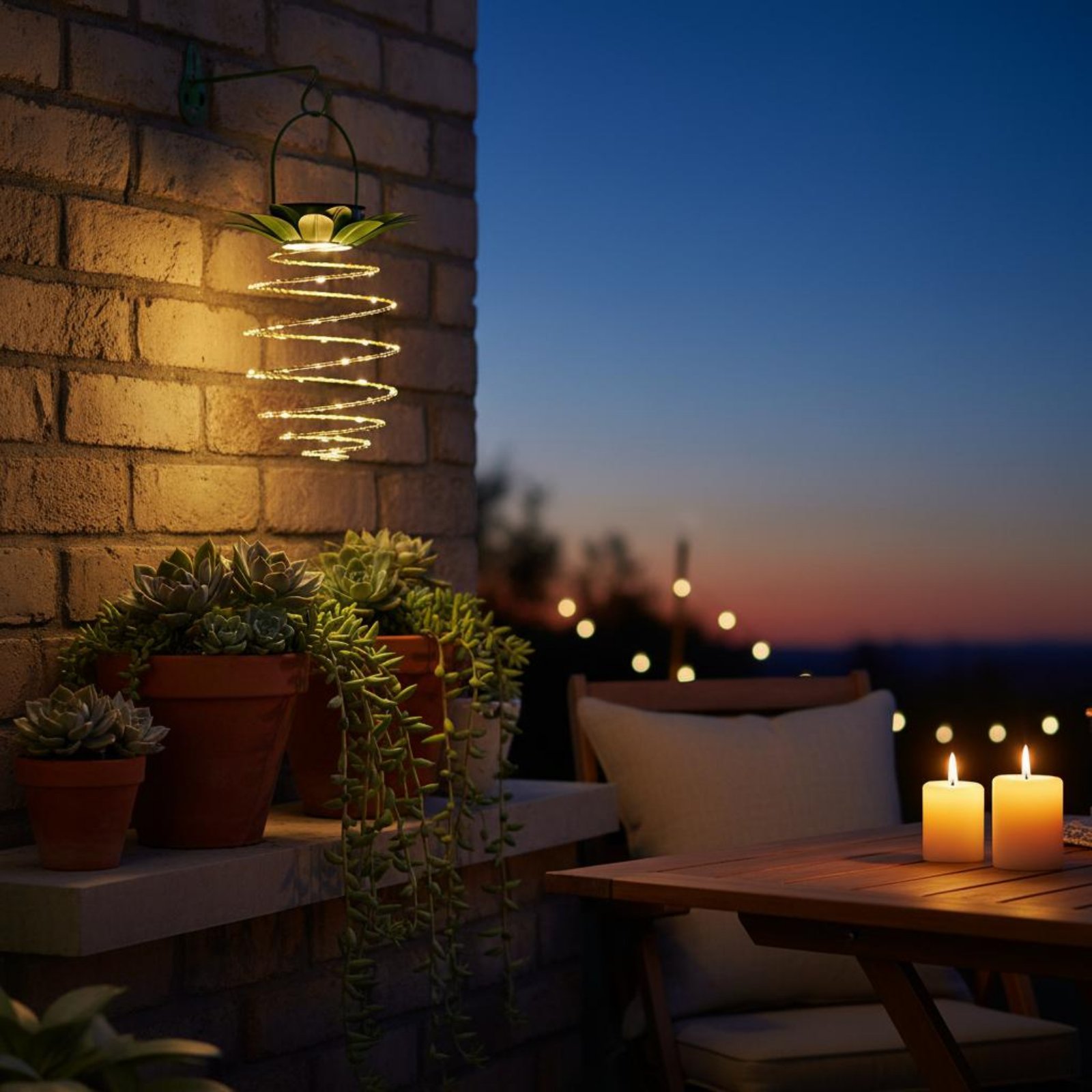 2 Pezzi Lampada Solare a Forma - Outdoor Lighting Patio recensione e prezzo