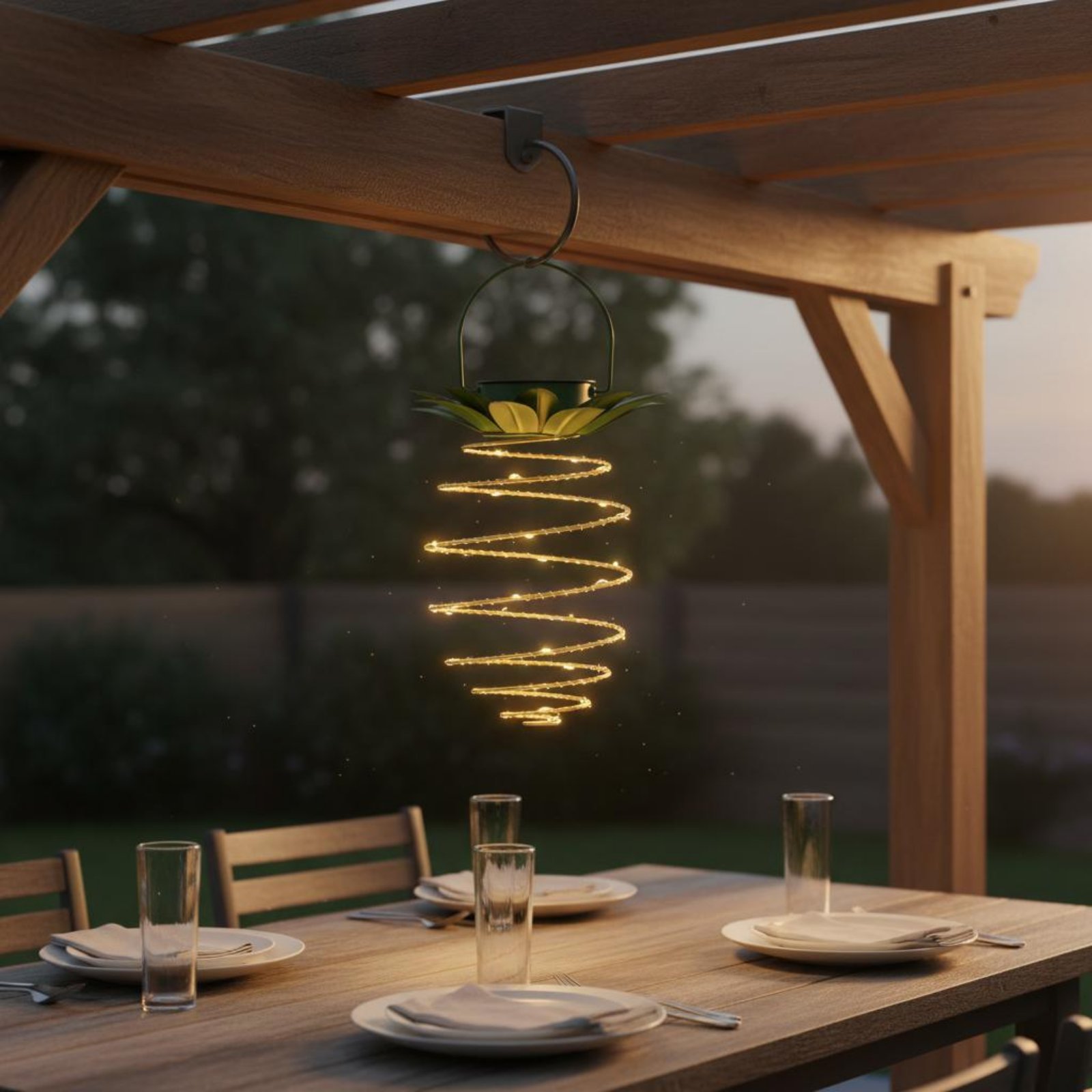 2 Pezzi Lampada Solare a Forma - Outdoor Lighting Patio recensione e prezzo