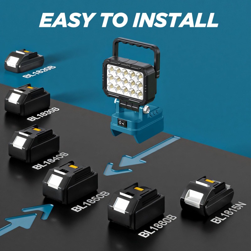 Lampada da Lavoro Portatile pe - Outdoor Lighting Milwaukee recensione e prezzo