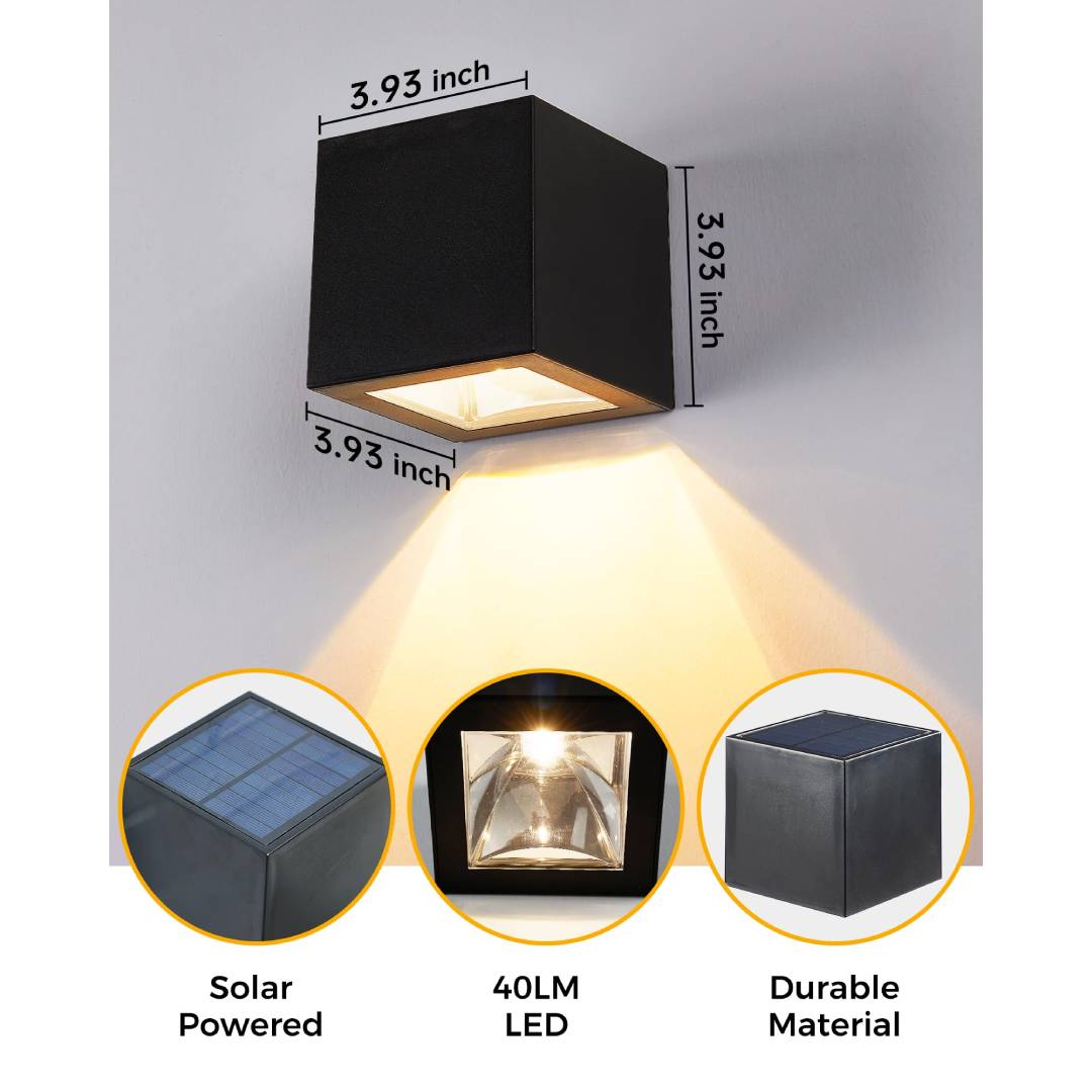 Lampada Solare da Parete per E - Outdoor Lighting For Fence recensione e prezzo