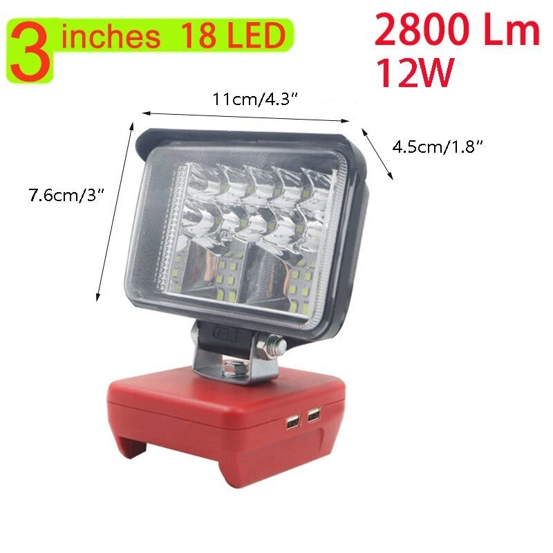 ZWINCKY 12W Lampada da lavoro  - Outdoor Lighting Milwaukee recensione e prezzo