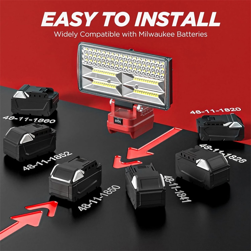 Lampada da lavoro a LED portat - Outdoor Lighting Milwaukee recensione e prezzo
