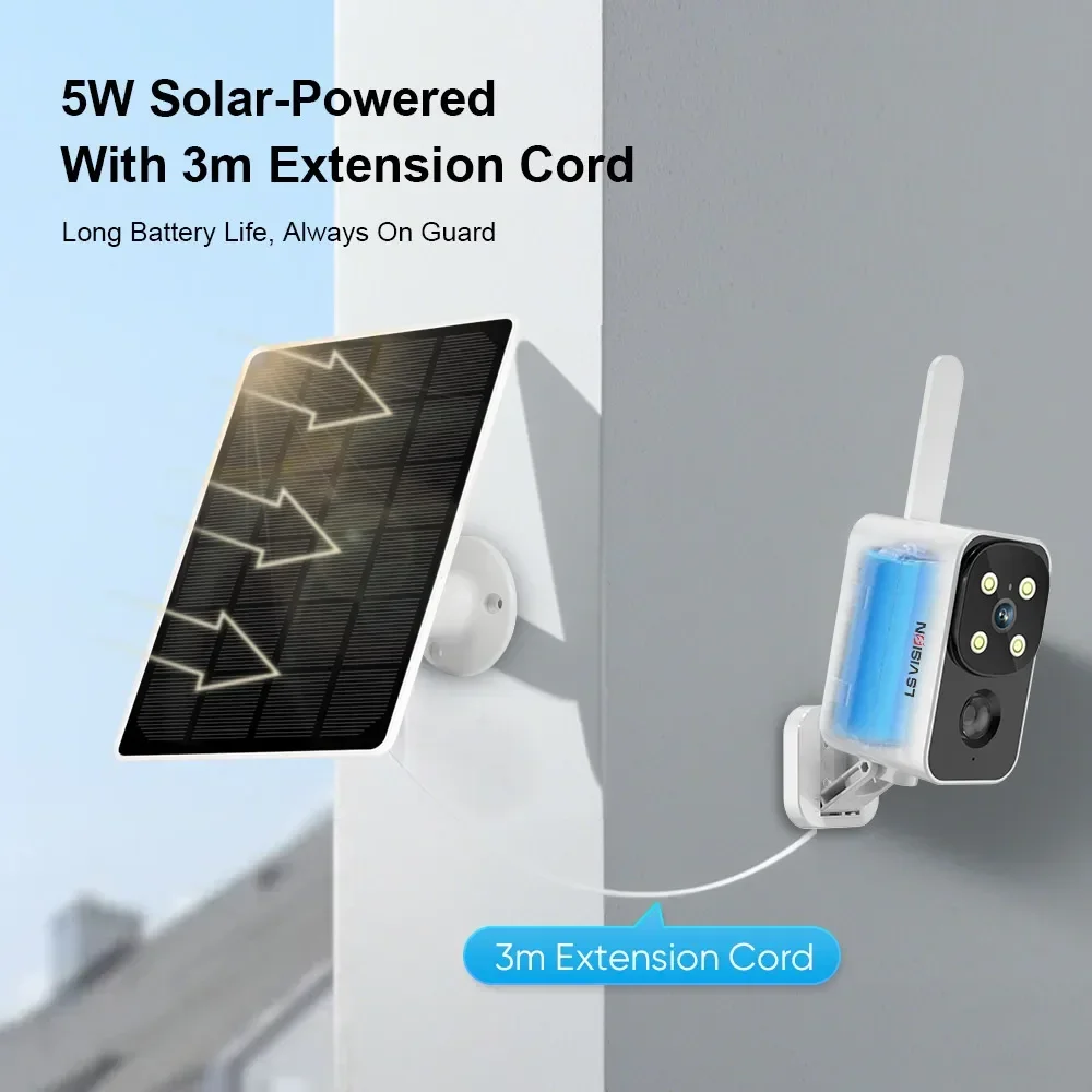 LS VISION Telecamera solare es - Outdoor Lighting And Camera recensione e prezzo
