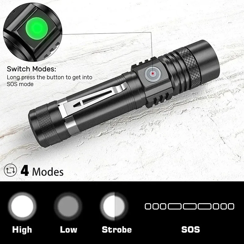 Torcia LED T6 Ricaricabile, To - Outdoor Lighting House recensione e prezzo