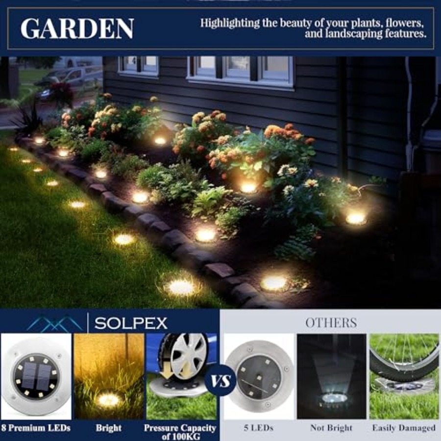 Luci Solari da Giardino, Illum - Outdoor Lighting Patio recensione e prezzo