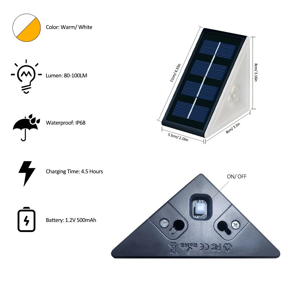 Luci Solari da Esterno IP67 Im - Outdoor Lighting On Stairs recensione e prezzo