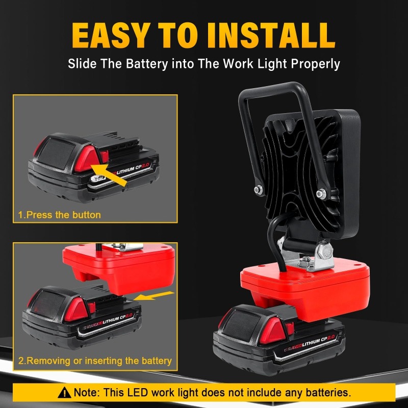Faretto Portatile da Cantiere  - Outdoor Lighting Milwaukee recensione e prezzo