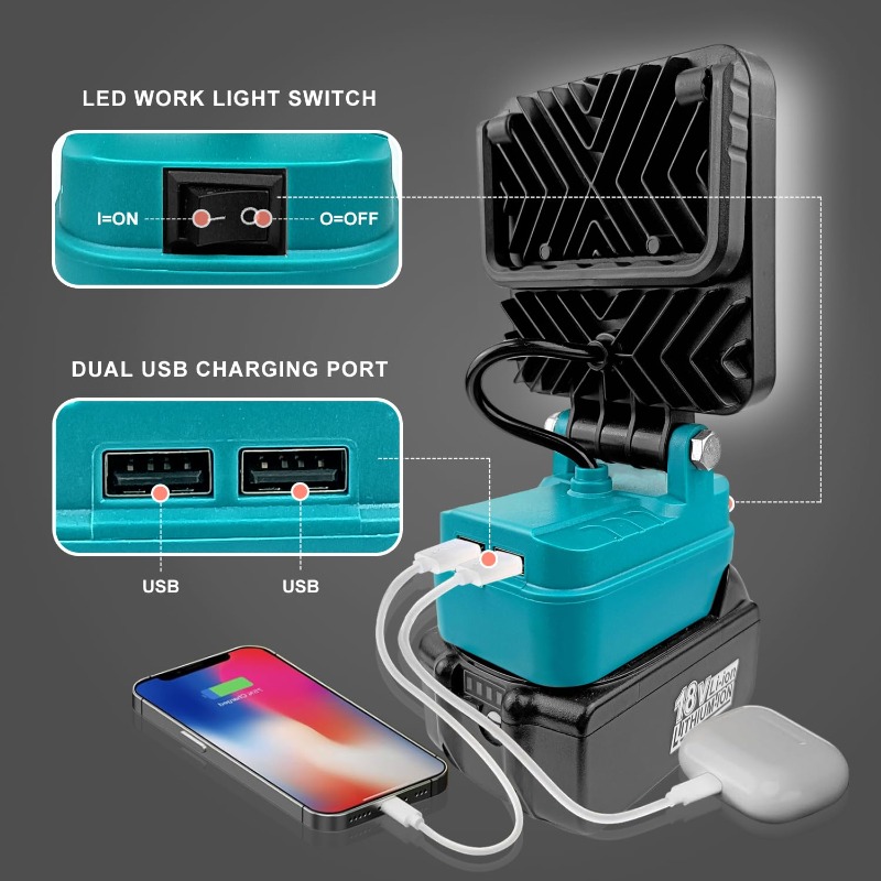 Faretto Portatile da Cantiere  - Outdoor Lighting Milwaukee recensione e prezzo